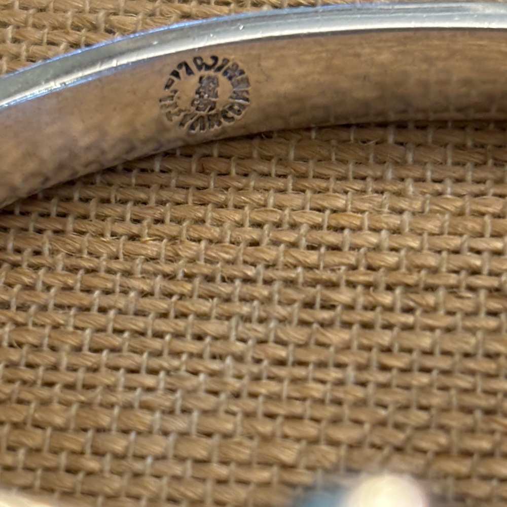 Vintage Taxco Silver 925 Flower Lily Bracelet with Green Stones! - Picture 10 of 13